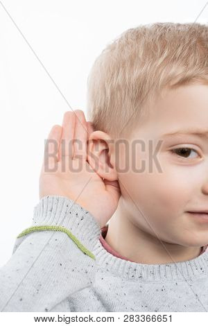 A Child Of Preschool Age Does Not Hear Well. Hearing Problems In Children