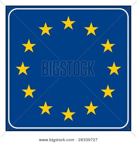 Espanha ou sinal de estrada de espanhol