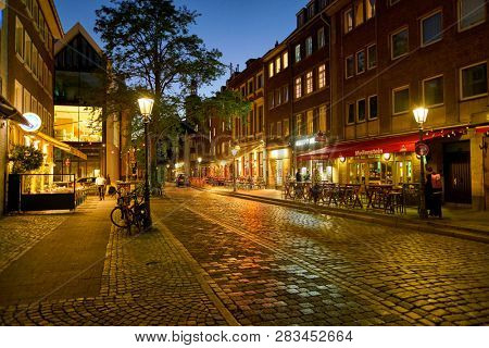 DUSSELDORF, GERMANY - CIRCA SEPTEMBER, 2018: Meilenstein in Dusseldorf.