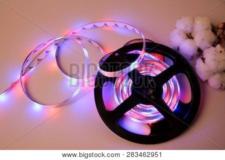 Led Strip Lighting, Led Strip For Decoration Of Interiors And Buildings