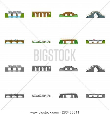 Vector Illustration Of Connection And Design Logo. Set Of Connection And Side Stock Vector Illustrat
