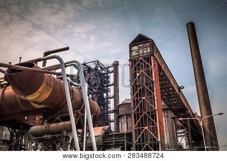 Industrial Architecture Of Ironworks In Lower Vitkovice, Ostrava