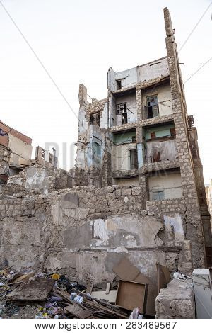 Old City In Jeddah, Saudi Arabia Known As Historical Jeddah. Ancient Building In Unesco World Herita
