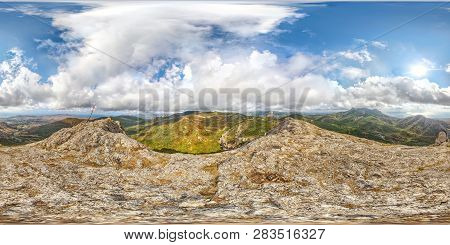 Panoramic Landscape View From The Mountain Parsuk-kaya.