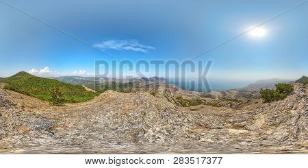 Panoramic Landscape View From The Mountain Echkidag