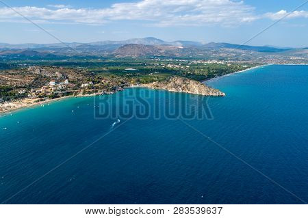 Top View Of Tolo Beach Or 