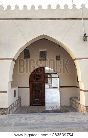 Al Shafi Mosque Nearby Balad Shopping Area In Jeddah, Saudi Arabia