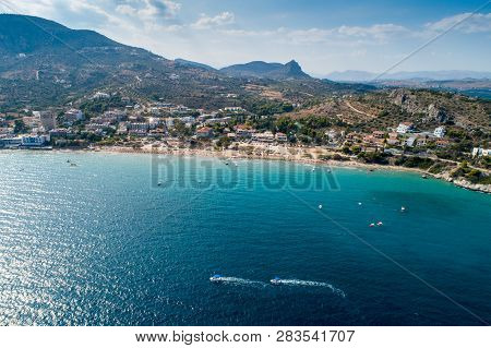 Top View Of Tolo Beach Or 