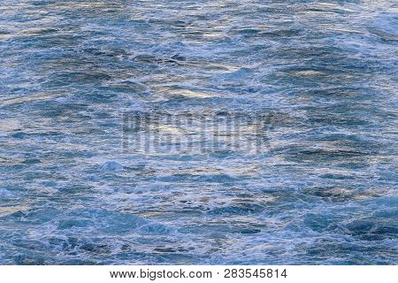 Amazing Play Of Lights At Sunset On The Sea Of The Cyclades, Greece