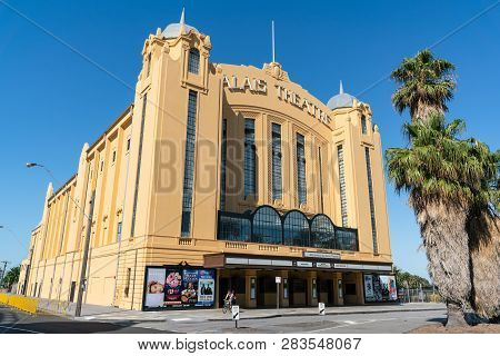 4th January 2019, St Kilda Melbourne Australia : Exterior View Of Palais Theatre In Saint Kilda Melb