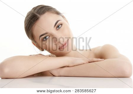 Beautiful Young Woman With Perfect Skin