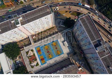 Choi Hung, Hong Kong 26 January 2019- Hong Kong residential district