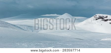 Klyuchevsky Group Of Volcanoes. Boundless Kamchatka. Central Part Of The Peninsula Of Kamchatka.