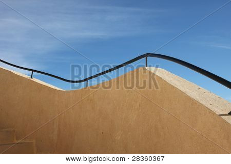 Poręcz, nowoczesne turystyczne fort w pobliżu Matmata, Tunezja