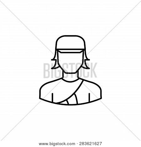 Avatar Archer Outline Icon. Signs And Symbols Can Be Used For Web Logo Mobile App Ui Ux