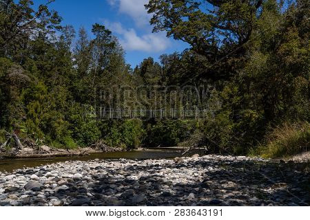 Pororari River Track, Landscape On The Pororari River Track, New Zealand, South Island, Wild New Zea