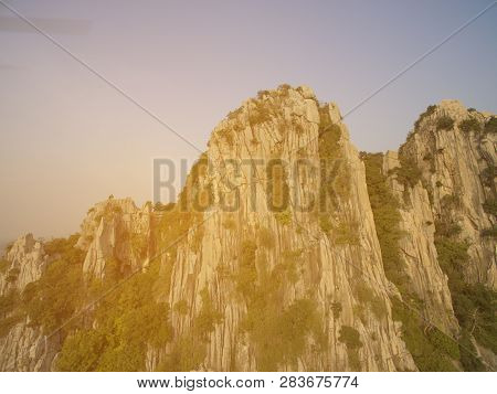 Top View Of Khao Nor, Nakhon Sawan, Thailand