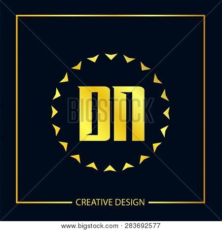 Initial Letter Dn Logo Template Vector Design