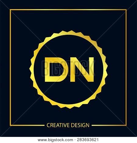 Initial Letter Dn Logo Template Vector Design