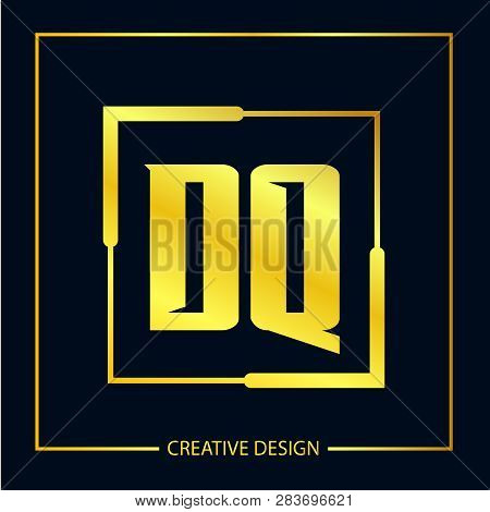 Initial Letter Dq Logo Template Vector Design
