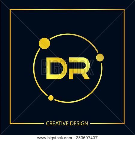Initial Letter Dr Logo Template Vector Design