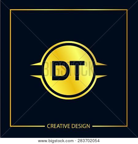 Initial Letter Dt Logo Template Vector Design
