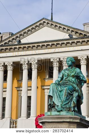 Poznan/poland - February 6th 2019: Raczynscy Library Building (biblioteka Raczynskich)