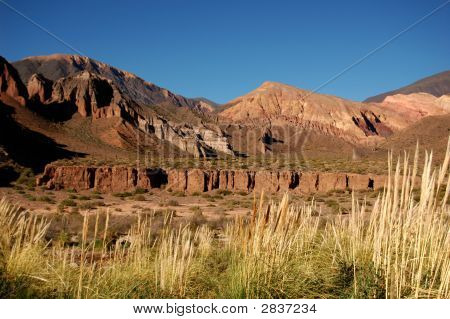 Bjerglandskab i nordlige Argentina
