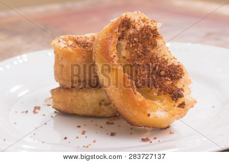 Traditional Christmas Rabanadas. Spanish Torrijas