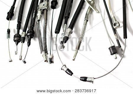 A Set Of Brake Cables To A Car, Bike, Motorcycle