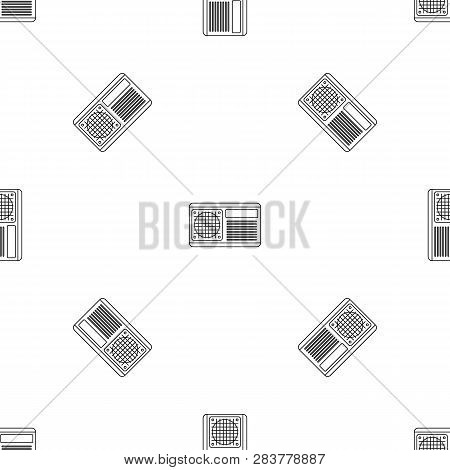 Conditioner Fan Pattern Seamless Vector Repeat Geometric For Any Web Design