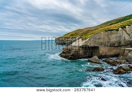 Photography Of Tunnel Beach In New Zealand, Dunedin, New Zealand Tunnel Beach, Dunedin, South Island