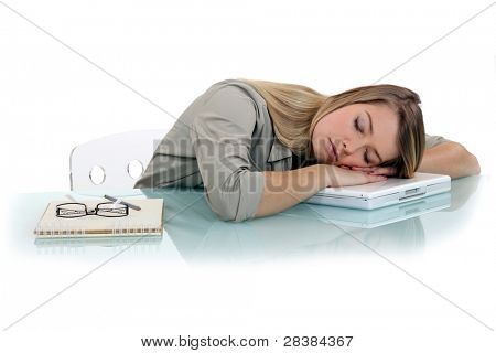 Fatigué femme faire la sieste