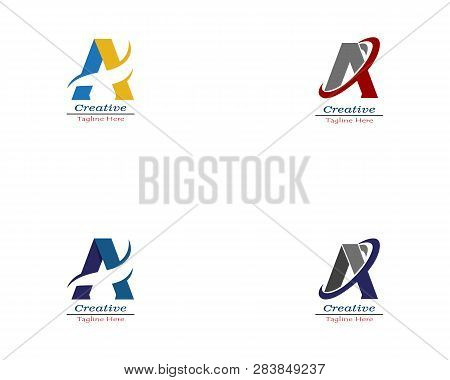 A Logo Business Template Vector