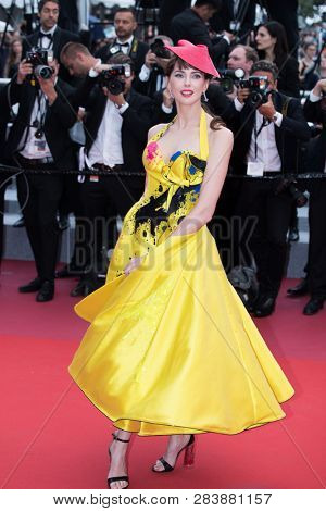 CANNES, FRANCE - MAY 10: Frederique Bel attends the screening of Sorry Angel during the 71st  Cannes Film Festival at Palais des Festivals on May 10, 2018 in Cannes, France.