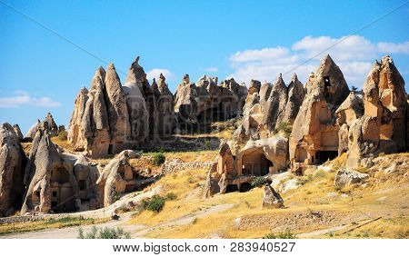 Magnificent Views At The Göreme Town From Cappadocia