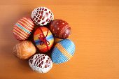 Easter Eggs In A Circle
