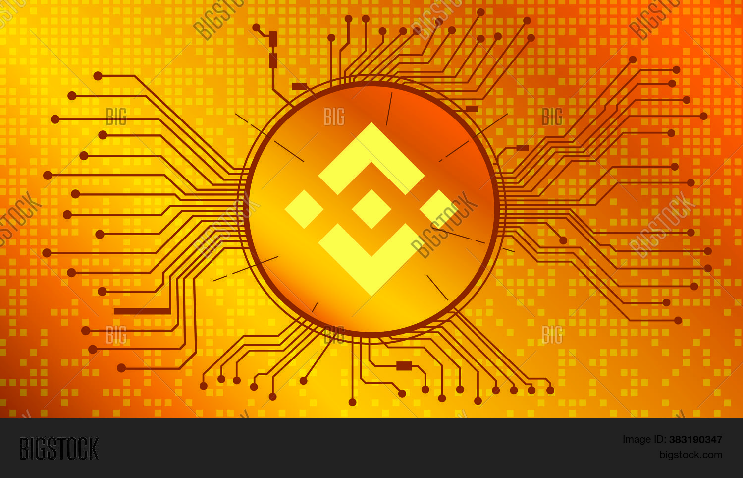 Binance Coin Vector & Photo (Free Trial) | Bigstock