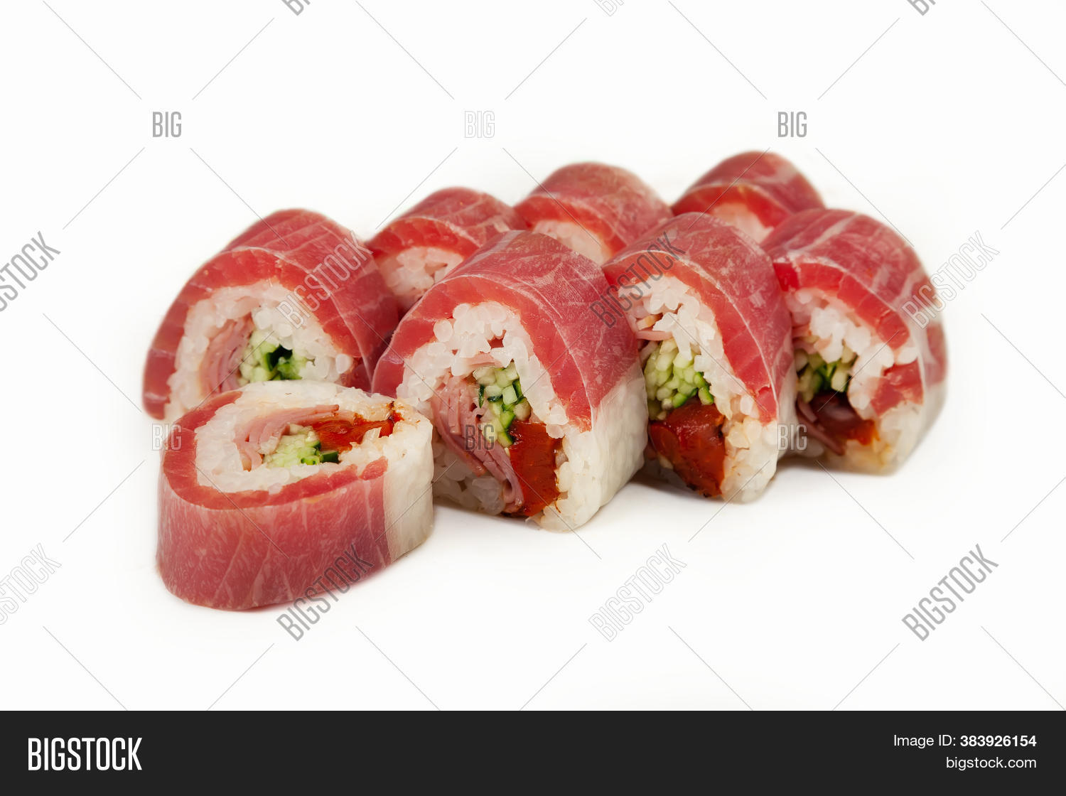 Sushi Roll Rice Paper Image & Photo (Free Trial) Bigstock