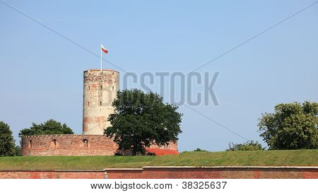 Famous Wisloujscie Fortress In Gdansk, Poland