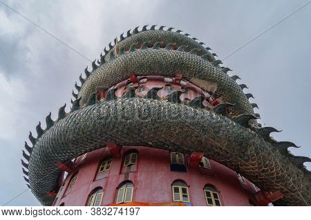 Wat Samphran Or Chinese Dragon Temple In Sam Phran District In Nakhon Pathom Province Near Bangkok U