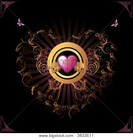 Ilustração do vetor de amor