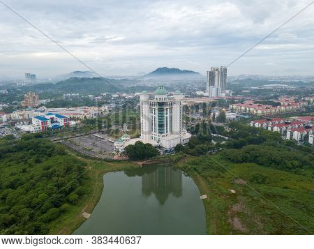 Bukit Mertajam, Penang/malaysia - Aug 25 2019: Majlis Bandaraya Seberang Perai (mbsp) Building In Mo