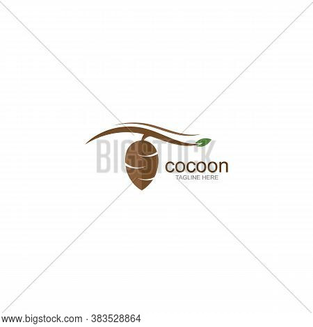 Cocoon Logo Template Vector Icon And Symbol