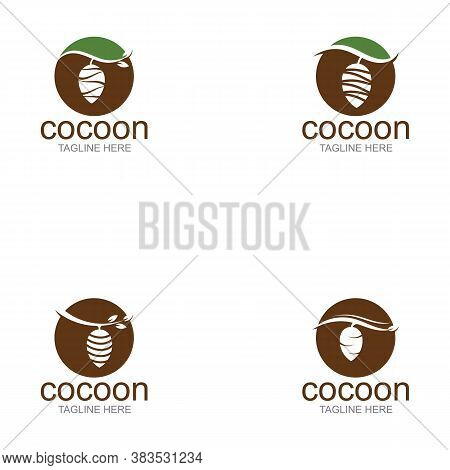 Cocoon Logo Template Vector Icon And Symbol