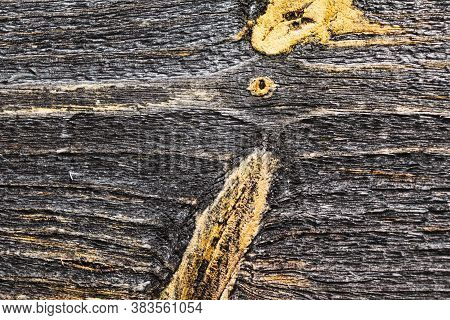 Sunburnt Wood, Aged By Wind And Time.