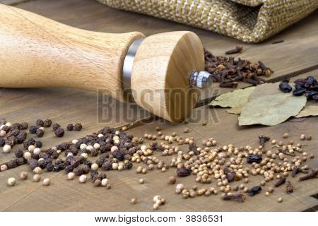 Baharat ahşap tablo