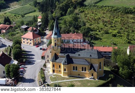 Saint George Parish Church in Desinic, Croatia