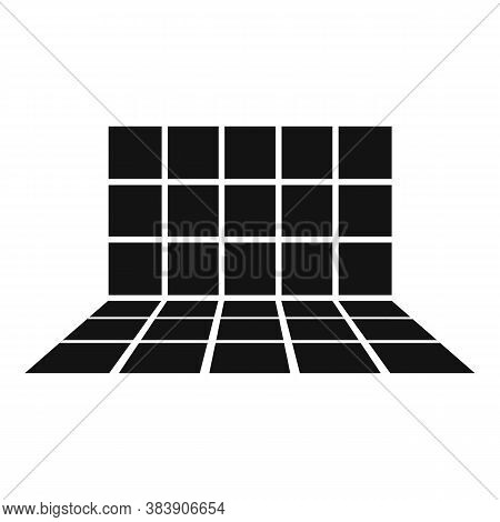 Tiler Bathroom Work Icon. Simple Illustration Of Tiler Bathroom Work Vector Icon For Web Design Isol