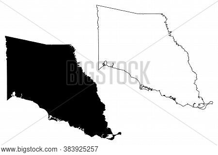St. Tammany County, Louisiana (u.s. County, United States Of America, Usa, U.s., Us) Map Vector Illu